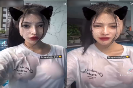 Clip nóng nàng Uyên vòng 1 nổi bật