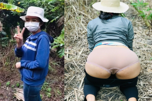 Cô thôn nữ khoái chịch ngoài vườn phê pha