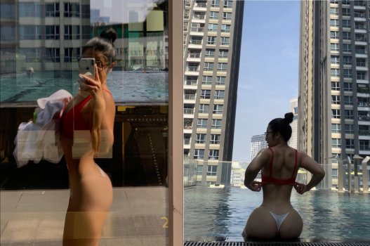 Mông săn chắc căng phang đau háng tí