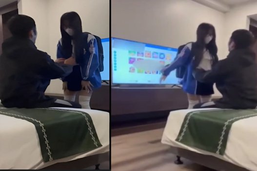Sex em nữ sinh Việt trốn học vào nhà nghỉ nói dâm đãng