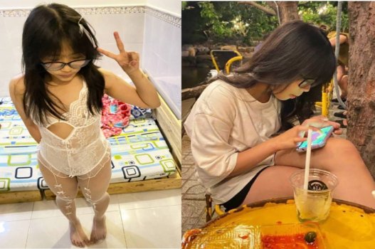 Sex em sinh viên mặc đồ sexy trước khi chơi