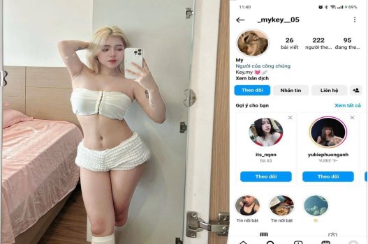 Sex Việt Nam Tiktoker Mykey xinh cực phẩm